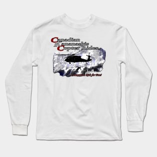 Canadian Copter Rides Long Sleeve T-Shirt